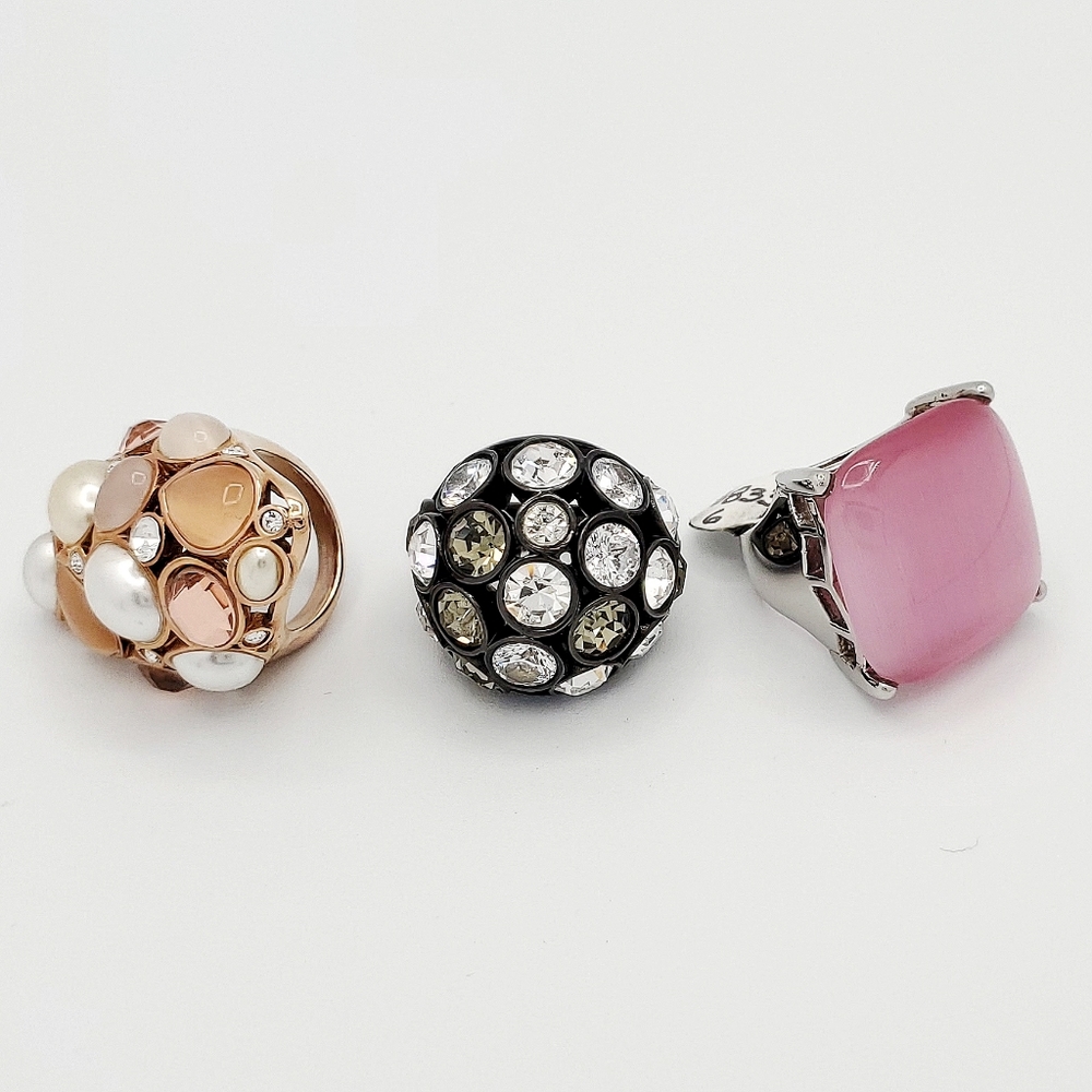Stainless steel fashion rings lot